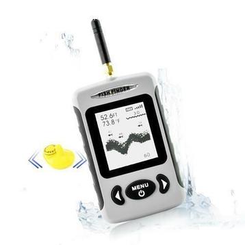 Draadloze Ultrasoon Fishfinder / Dieptemeter  € 99,95