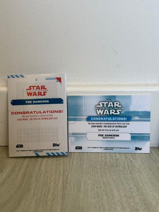 Topps - 2 Card - Star Wars Insert card, Memorabilia kaart,, Verzamelen, Overige Verzamelen