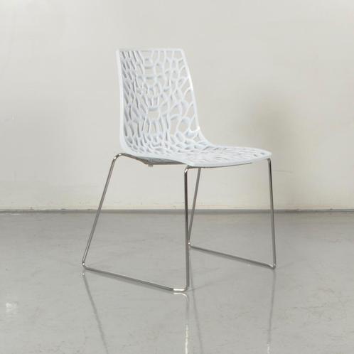 Vergaderstoel Sit-On Move T - Wit - Buisframe, Huis en Inrichting, Stoelen, Gebruikt, Ophalen of Verzenden