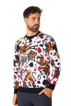 Casino Speelkaarten Trui Heren OppoSuits, Kleding | Heren, Carnavalskleding en Feestkleding, Nieuw, Verzenden