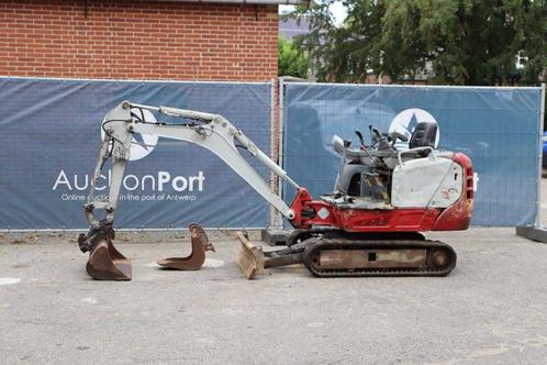 Veiling: Minigraver Takeuchi TB216 Diesel 11.5kW 2016, Zakelijke goederen, Machines en Bouw | Kranen en Graafmachines, Ophalen