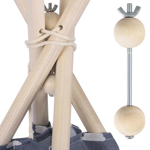 Duurzame tent stabilisator - hout en metaal voor langduri..., Caravans en Kamperen, Tenten, tot en met 2, Nieuw, Ophalen of Verzenden
