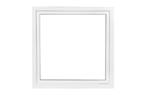 PVC kiep b80xh80 cm Wit, Doe-het-zelf en Bouw, Nieuw, Dubbelglas, 80 tot 120 cm, Ophalen of Verzenden