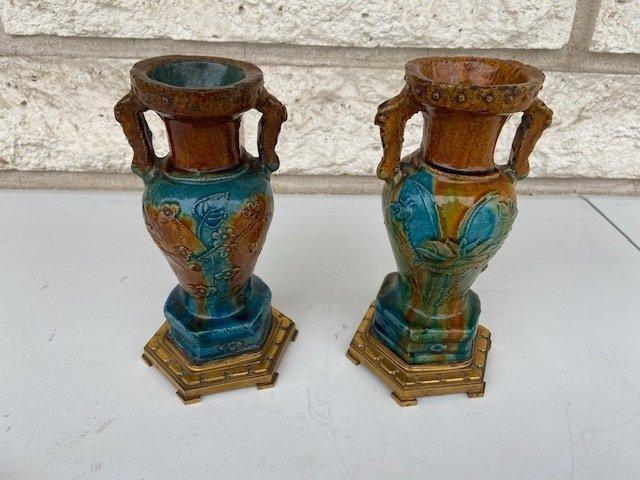 Vase - Grès - Chine - Dynastie Ming (1368–1644), Antiquités & Art, Antiquités | Autres Antiquités