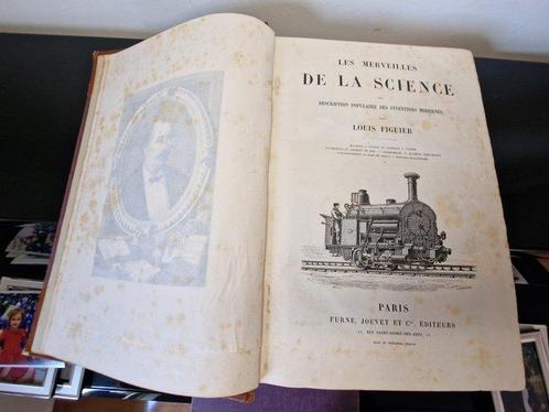 Louis Figuier - Les Merveilles de la Science, ou Description, Antiek en Kunst, Antiek | Boeken en Manuscripten
