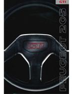 1990 PEUGEOT 205 GTI BROCHURE NEDERLANDS, Livres, Autos | Brochures & Magazines