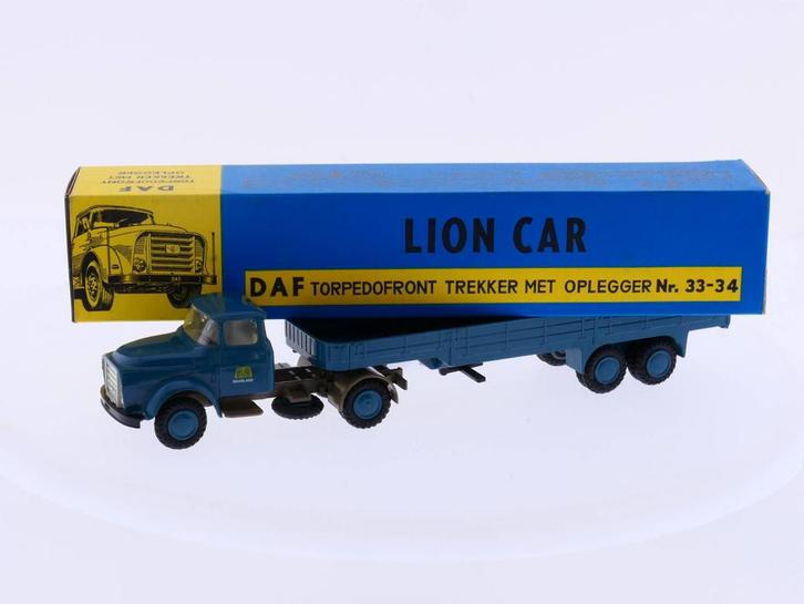 Schaal 1:50 DAF Torpedofront Lion Car Nr. 33-34 Trekker m..., Hobby en Vrije tijd, Modelbouw | Overige, Zo goed als nieuw, Ophalen of Verzenden