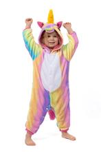 Onesie Regenboog Eenhoorn Pak 128-134 Eenhoornpak Unicorn Ko, Ophalen of Verzenden, Nieuw