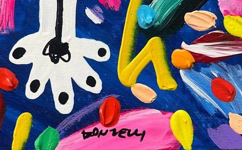 Bruno Donzelli (1941) - Notturno Mirò, Antiek en Kunst, Kunst | Schilderijen | Modern