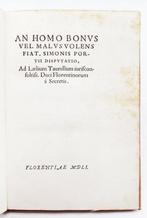 Porzio - Homo Bonus Vel Malus - 1551
