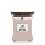 NIEUW - WoodWick M Candle Vanilla &amp; Sea Salt, Maison & Meubles, Accessoires pour la Maison | Bougeoirs & Bougies, Verzenden