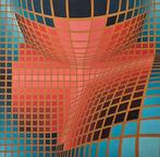 Victor Vasarely (1906-1997) - Composition colorée signée
