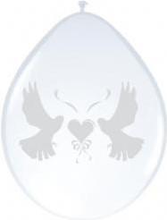 Ballon Duiven CremeWit metallic 30 cm 8 stuks, Hobby en Vrije tijd, Knutselen, Nieuw