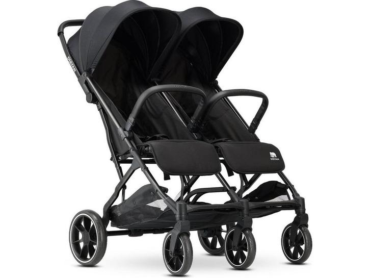 Deryan Rolo X2 XL - Dubbele Buggy - Compact vouwbaar - Zwart, Huis en Inrichting, Woonaccessoires | Overige, Zo goed als nieuw