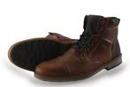 Rieker Veterboots in maat 45 Cognac | 5% extra korting, Kleding | Heren, Schoenen, Overige kleuren, Verzenden, Boots, Zo goed als nieuw