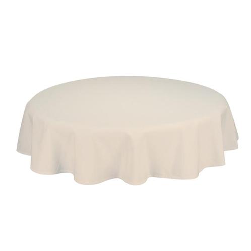 Tafelkleed Rond Off White 132cm Ø - Treb SP, Maison & Meubles, Cuisine | Linge de cuisine, Envoi