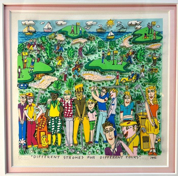 James Rizzi (1950-2011) - Different Strokes For Different, Antiek en Kunst, Kunst | Designobjecten