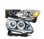PHARES LED ANGEL EYES POUR BMW E60 E61 03-07 CHROMÉ, Auto-onderdelen, Verzenden, Nieuw