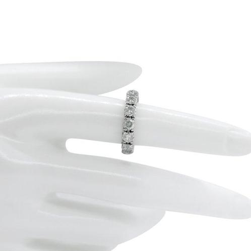 Sans Prix de Réserve - Bague - 14 carats Or blanc - 4.18ct., Handtassen en Accessoires, Ringen