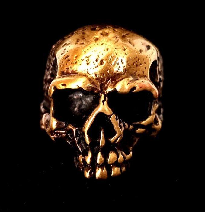 Chevalière - Sterke visie - Skelet - Memento Mori -, Antiek en Kunst, Antiek | Boeken en Manuscripten