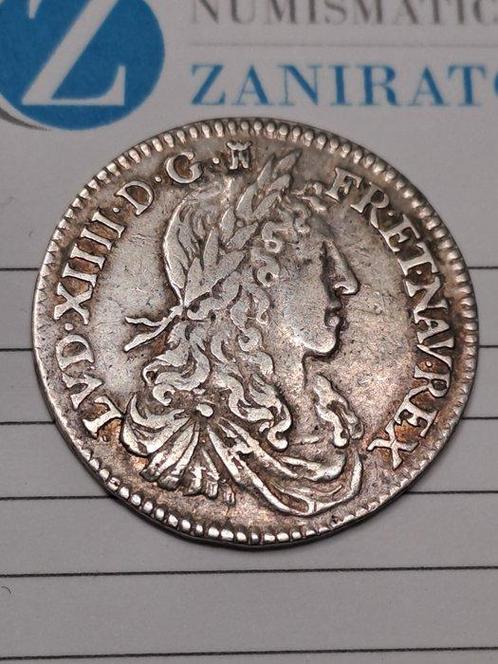 Frankrijk. Louis XIV (1643-1715). 1/12 Écu 1661-I, Limoges, Postzegels en Munten, Munten | Europa | Euromunten