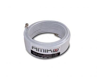 10m Amiko Coaxkabel op maat en gemonteerde F connectors, TV, Hi-fi & Vidéo, Câbles audio & Câbles de télévision, Enlèvement ou Envoi