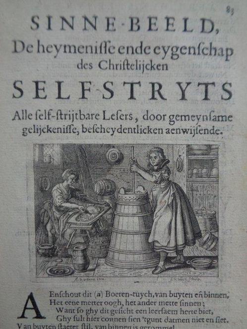 I. Cats - Self-stryt, dat is Onderlinghe Worstelinghe van, Antiek en Kunst, Antiek | Boeken en Manuscripten