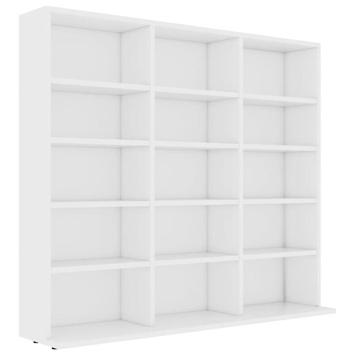 CD-Rek 102cm Wit | Tweede Kansje | Stijlvol Opbergen, Huis en Inrichting, Woonaccessoires | Cd- en Dvd-rekken, Nieuw, Verzenden