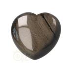 Goud Obsidiaan hart Nr 6 -  26 gram, Handtassen en Accessoires, Edelstenen, Nieuw, Verzenden