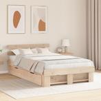 vidaXL Bedframe met lades - 135 x 190 cm - Massief, Huis en Inrichting, Slaapkamer | Bedden, Verzenden, Nieuw