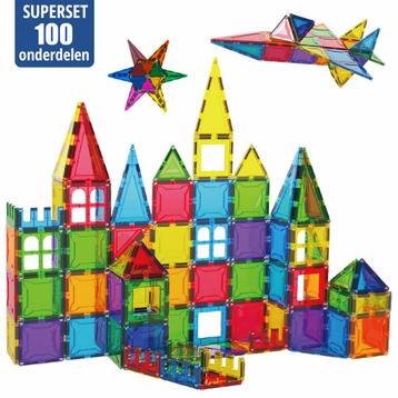 Magnetische Bouwstenen set - 100 onderdelen beschikbaar voor biedingen