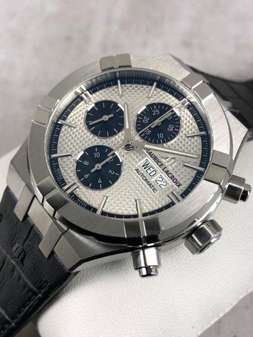 Maurice Lacroix - Aikon Chronograph Automatic Panda Dial -, Handtassen en Accessoires, Horloges | Heren