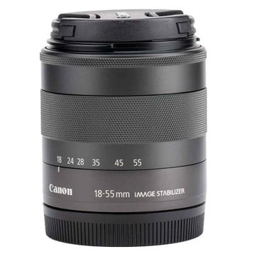 Canon EF-M 18-55mm F/3.5-5.6 IS STM met garantie, Verzenden