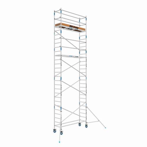 ASC Universele rolsteiger – 0,90×1,90 – WH 9,3m – Hout, Doe-het-zelf en Bouw, Steigers, Rolsteiger of Kamersteiger, Nieuw, 5 meter of hoger