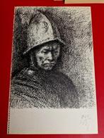 Pablo Picasso (1881-1973) - Homme en armure 1959 - Carnet de, Antiek en Kunst