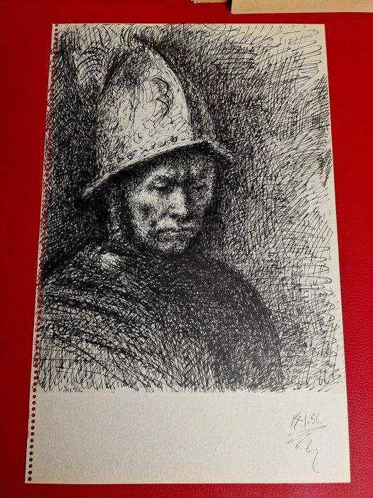 Pablo Picasso (1881-1973) - Homme en armure 1959 - Carnet de, Antiek en Kunst, Antiek | Overige Antiek