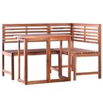 vidaXL Mobilier de bistro 2 pcs Bois dacacia massif, Jardin & Terrasse, Ensembles de jardin, Verzenden, Neuf