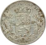 België. Leopold I. 2 1/2 Francs 1849 - LARGER HEAD - SLANTED