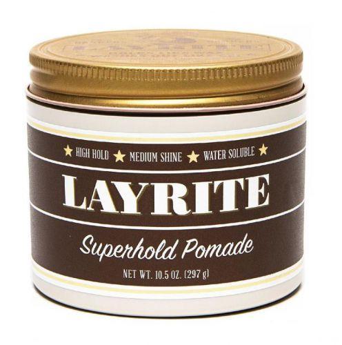 Layrite Superhold Pomade 297gr, Handtassen en Accessoires, Uiterlijk | Haarverzorging, Nieuw, Verzenden