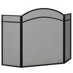 TRUUSK Opvouwbaar Haardveiligheidshek - 3 Panelen - Kachelbe, Huis en Inrichting, Haarden, Verzenden, Nieuw