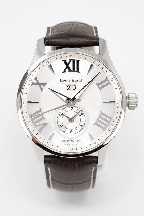 Louis Erard - Automatic Dual Time 1931 Brown Leather Strap -, Handtassen en Accessoires, Horloges | Heren