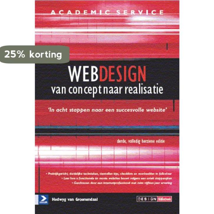 Webdesign 9789012581370 H. van Groenendaal, Livres, Informatique & Ordinateur, Envoi