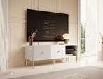 Meubella TV-Meubel Vermont wit 135 cm, Huis en Inrichting, Overige materialen, 100 tot 150 cm, Verzenden, Nieuw