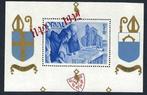 Belgique 1942 - Bloc Orval à imprimé rouge Shifted Gothic -, Postzegels en Munten, Postzegels | Europa | België, Gestempeld