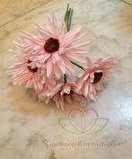 Aster gerbera foambloem doos 30st softroze foambloemen, Nieuw