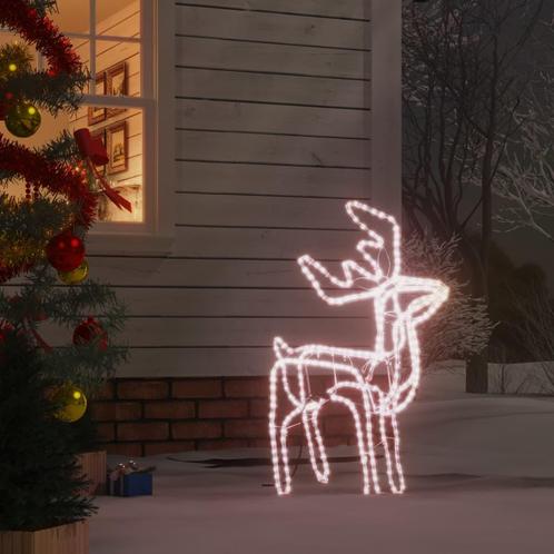 vidaXL Kerstfiguur rendier warmwit 76x42x87 cm, Diversen, Kerst, Nieuw, Verzenden