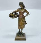 Antique Cold Painted Vienna Bronze Figure c1900 - Sculpture,, Antiek en Kunst