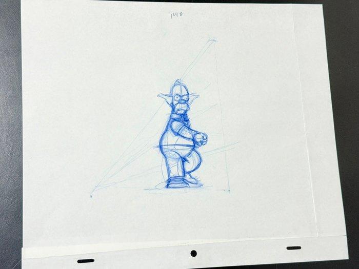 Gracie Films - Originele animatietekening van Krusty de, Cd's en Dvd's, Dvd's | Tekenfilms en Animatie