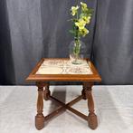 W. Germany - Bijzettafel - met Tegeltekeningen. - Hout,
