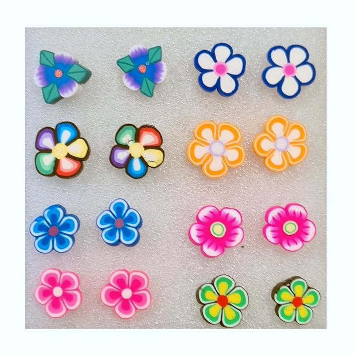 Fako Bijoux - Kinder Oorbellen - Siliconen - Fimoklei -, Handtassen en Accessoires, Oorbellen, Verzenden